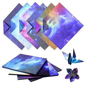 Phyachelo 200 Feuilles de Papier Origami à Motif D'éToiles de L'Espace Galaxie, Papier Origami Coloré Double Face pour L'Artisanat D'Art (15,2 X 15,2 Cm) - Publicité Phyachelo 200 Feuilles de Papier Origami à Motif D'éToiles de L'Espace Galaxie, Papier Origami Coloré Double Face pour L'Artisanat D'Art (15,2 X 15,2 Cm) - Publicité
