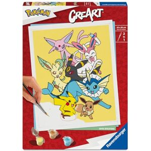 Ravensburger – CreArt 24x30 cm – Adulte – Peinture par numéros – Pikachu & Evoli – Loisir créatif – 25897 - Publicité Ravensburger – CreArt 24x30 cm – Adulte – Peinture par numéros – Pikachu & Evoli – Loisir créatif – 25897 - Publicité