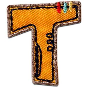 Catch the Patch Mono-Quick Lettre T Multicolore Patch Thermocollant Lettres 3,3 x 2,9 cm à repasser pour Enfant Adulte avec Prénom Initiales Monogramme Personnalisé, Sport Equipe Football Numeros Transfert - Publicité Catch the Patch Mono-Quick Lettre T Multicolore Patch Thermocollant Lettres 3,3 x 2,9 cm à repasser pour Enfant Adulte avec Prénom Initiales Monogramme Personnalisé, Sport Equipe Football Numeros Transfert - Publicité