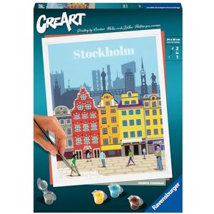 Ravensburger – CreArt 24x30 cm– Stockholm – Loisir créatif – Peinture par numéros – Adulte – Activité détente et créative – Dès 12 Ans – 23520 – Version française - Publicité Ravensburger – CreArt 24x30 cm– Stockholm – Loisir créatif – Peinture par numéros – Adulte – Activité détente et créative – Dès 12 Ans – 23520 – Version française - Publicité