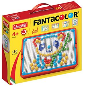 Quercetti Fantacolor Portable, Jeu de Mosaique Loisir Creatif Educatif, Activité Manuelle Enfant, Jouet Enfant, Idéal comme Jouet Fille 4 Ans, Motricité fine - Publicité Quercetti Fantacolor Portable, Jeu de Mosaique Loisir Creatif Educatif, Activité Manuelle Enfant, Jouet Enfant, Idéal comme Jouet Fille 4 Ans, Motricité fine - Publicité