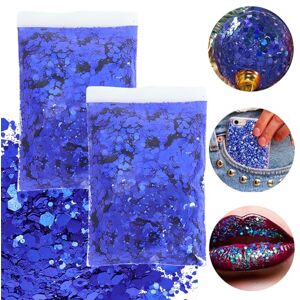 GIUSOBG Paillettes de Corps 100g Poudre à Paillettes Foncé Peinture Pailletée Fines Scintillant en PET Accessoire Loisirs Créatif Décoration DIY Nail Boule pour Visage, Corps (Bleu royal profond) - Publicité GIUSOBG Paillettes de Corps 100g Poudre à Paillettes Foncé Peinture Pailletée Fines Scintillant en PET Accessoire Loisirs Créatif Décoration DIY Nail Boule pour Visage, Corps (Bleu royal profond) - Publicité