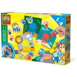 Creative My first Peinture au Doigt Bébé Animaux Stickers Non toxique Végan et Sans Gluten Made in Holland Pour les enfants Dès 1 An 3 Couleurs 16 Cartes + 24 Autocollants 14443 - Publicité Creative My first Peinture au Doigt Bébé Animaux Stickers Non toxique Végan et Sans Gluten Made in Holland Pour les enfants Dès 1 An 3 Couleurs 16 Cartes + 24 Autocollants 14443 - Publicité