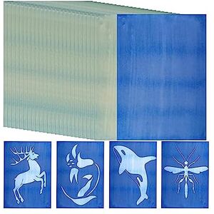 Erpmlyo Kit de Papier Cyanotype A4 Nature Printing Solar Fit For Kids Adults DIY Art Crafts Project - Publicité Erpmlyo Kit de Papier Cyanotype A4 Nature Printing Solar Fit For Kids Adults DIY Art Crafts Project - Publicité