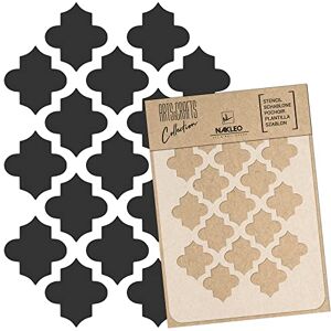 Nakleo Pochoir pour Peinture Artisanat A3 30x42cm, Modèle en Plastique, Réutilisable, Marocain Géométrique Trèfle, DIY Bricolage Scrapbooking Décoration a Peindre, Mur Sol Bois Tissu Meuble - Publicité Nakleo Pochoir pour Peinture Artisanat A3 30x42cm, Modèle en Plastique, Réutilisable, Marocain Géométrique Trèfle, DIY Bricolage Scrapbooking Décoration a Peindre, Mur Sol Bois Tissu Meuble - Publicité