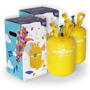 THE HELIUM COMPANY Lot de 2 bouteilles d'hélium pour ballons (jusqu'à 100 ballons en latex non inclus) - Publicité THE HELIUM COMPANY Lot de 2 bouteilles d'hélium pour ballons (jusqu'à 100 ballons en latex non inclus) - Publicité