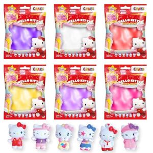 CRAZE Magic Slime Hello Kitty Pack de 6 Slime Enfant 6X 75ml dans 6 sachets refermables avec Figurine Hello Kitty à Collectionner, Rose, Violet, Parme, Blanc, Jaune, Orange - Publicité CRAZE Magic Slime Hello Kitty Pack de 6 Slime Enfant 6X 75ml dans 6 sachets refermables avec Figurine Hello Kitty à Collectionner, Rose, Violet, Parme, Blanc, Jaune, Orange - Publicité
