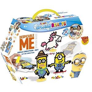 CRAZE fusibles Despicable Me/Minions Splash BEADYS Création Ensemble de Perles Artisanales en Eau Colorée pour Enfants 56982, Multicolore - Publicité