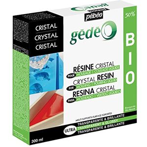 PEBEO Pébéo Résine Cristal Biosourcée Gédéo Kit Résine Cristal Biosourcée à 50% Transparente et Brillante Tous Supports Pour Inclusion, Coulage, Moulage, Vernis 300 ml - Publicité PEBEO Pébéo Résine Cristal Biosourcée Gédéo Kit Résine Cristal Biosourcée à 50% Transparente et Brillante Tous Supports Pour Inclusion, Coulage, Moulage, Vernis 300 ml - Publicité