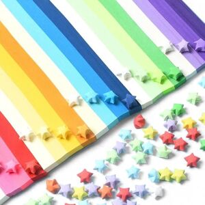 TRKETK 1080 Pièces Papiers Origami Étoiles Colorées Couleur Arc-en-ciel Pliage Bandes de Papier Origami Bandes Papier Étoiles Porte-Bonheur pour Artisanat DIY Décoration - Publicité TRKETK 1080 Pièces Papiers Origami Étoiles Colorées Couleur Arc-en-ciel Pliage Bandes de Papier Origami Bandes Papier Étoiles Porte-Bonheur pour Artisanat DIY Décoration - Publicité