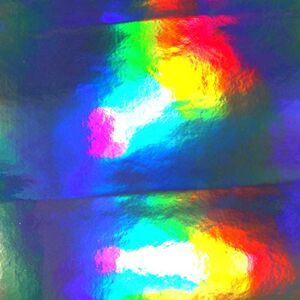 Finest Folia Feuille DIN A4 Film autocollant d'artiste Film pour traceur Hologramme Paillettes Bricolage Rainbow, 1 feuille DIN A4 - Publicité Finest Folia Feuille DIN A4 Film autocollant d'artiste Film pour traceur Hologramme Paillettes Bricolage Rainbow, 1 feuille DIN A4 - Publicité