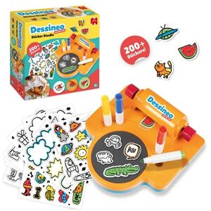 Diset Dessineo Stickers Studio Jeu éducatif pour fabriquer des Autocollants pour Enfants à partir de 4 Ans - Publicité Diset Dessineo Stickers Studio Jeu éducatif pour fabriquer des Autocollants pour Enfants à partir de 4 Ans - Publicité