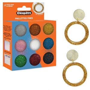 Cléopâtre CLEOPATRE – Kit Accessoires Résine – Paillettes pour Créations en Résine UV et Epoxy – 9 Pots - Publicité Cléopâtre CLEOPATRE – Kit Accessoires Résine – Paillettes pour Créations en Résine UV et Epoxy – 9 Pots - Publicité