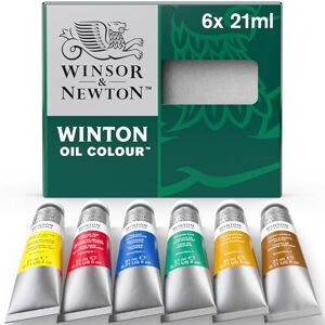 Winsor & Newton Winton Huile Set 6 tubes de 21ml - Publicité Winsor & Newton Winton Huile Set 6 tubes de 21ml - Publicité