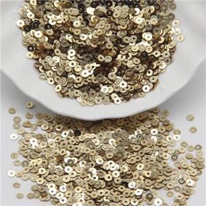 XIUPO 3 mm, 4 mm, 5 mm et 6 mm Paillettes plates rondes détachées pour artisanat, accessoires de couture pour vêtements, décoration DIY - Publicité XIUPO 3 mm, 4 mm, 5 mm et 6 mm Paillettes plates rondes détachées pour artisanat, accessoires de couture pour vêtements, décoration DIY - Publicité