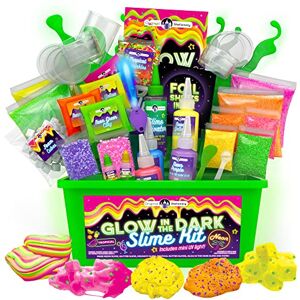 Kit de slime néon pour filles - Slime lumineux dans l'obscurité - Cadeau amusant - Publicité Kit de slime néon pour filles - Slime lumineux dans l'obscurité - Cadeau amusant - Publicité