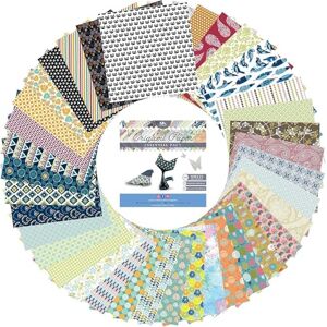 MozArt Supplies Origami Papier – 120 Feuilles au Format 15x15 cm – 40 Motifs Différents : Chats, Cupcakes, Aztèque – Créez de Magnifiques Origamis : Fleurs, Grues, Hiboux, Animaux - Publicité MozArt Supplies Origami Papier – 120 Feuilles au Format 15x15 cm – 40 Motifs Différents : Chats, Cupcakes, Aztèque – Créez de Magnifiques Origamis : Fleurs, Grues, Hiboux, Animaux - Publicité