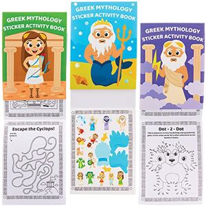 Baker Ross FX613 Livres d'activités avec autocollants sur la mythologie grecque Lot de 8, livres d'autocollants pour remplir les sacs de fête pour les enfants - Publicité Baker Ross FX613 Livres d'activités avec autocollants sur la mythologie grecque Lot de 8, livres d'autocollants pour remplir les sacs de fête pour les enfants - Publicité