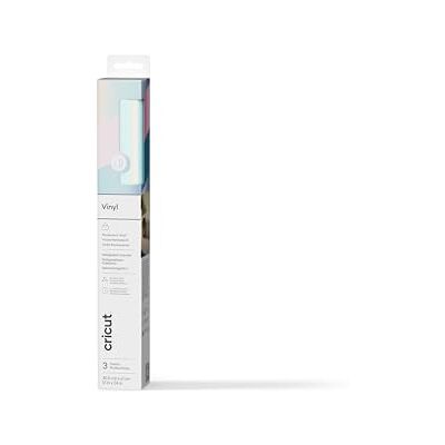 Cricut Vinyle Holographique 30x60 cm Assortiment 3 feuilles (Opale, Rose, Bleu) - Publicité Cricut Vinyle Holographique 30x60 cm Assortiment 3 feuilles (Opale, Rose, Bleu) - Publicité