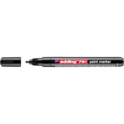 Edding Marqueur Peinture 791 noir 1-2 mm - Publicité Edding Marqueur Peinture 791 noir 1-2 mm - Publicité