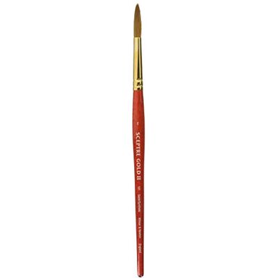 Winsor och Newton Golden Sceptre - Pinceau rond pour aquarelle - Taille 9 (6mm) - Pinceau - Publicité Winsor och Newton Golden Sceptre - Pinceau rond pour aquarelle - Taille 9 (6mm) - Pinceau - Publicité