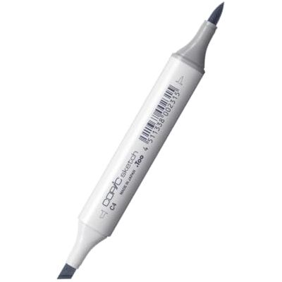 Marker Copic C4 - Couleurs variées - Pinceau professionnel & Pointe large - Publicité Marker Copic C4 - Couleurs variées - Pinceau professionnel & Pointe large - Publicité