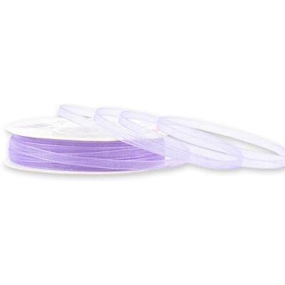 Creativery Ruban en organza 3 mm x 50 m Choix de couleurs 3/6/12/25/38 mm Transparent, résistant aux couleurs et lavable Ruban pour mariage, emballage cadeau, décoration, bricolage Lilas 462H - Publicité Creativery Ruban en organza 3 mm x 50 m Choix de couleurs 3/6/12/25/38 mm Transparent, résistant aux couleurs et lavable Ruban pour mariage, emballage cadeau, décoration, bricolage Lilas 462H - Publicité