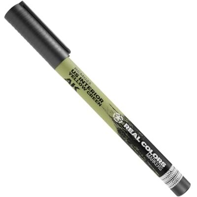 AK Interactive AK REAL COLORS MARKER RCM023 US INTERIOR YELLOW GREEN - Publicité AK Interactive AK REAL COLORS MARKER RCM023 US INTERIOR YELLOW GREEN - Publicité