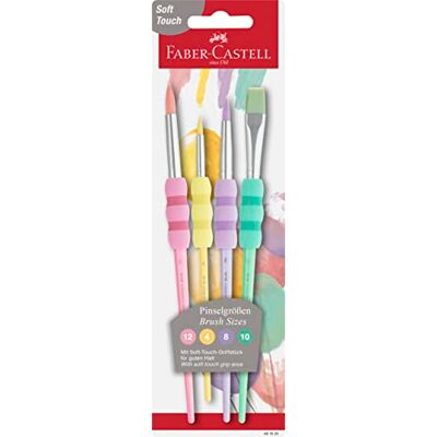 Faber-Castell - 481620 - Poignée Soft Touch - Pinceaux - Publicité Faber-Castell - 481620 - Poignée Soft Touch - Pinceaux - Publicité