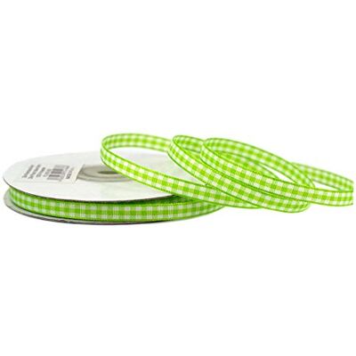 Creativery Ruban Carreaux Vichy vert 6MM X 20 metres ideal couture decoration paques - Publicité Creativery Ruban Carreaux Vichy vert 6MM X 20 metres ideal couture decoration paques - Publicité