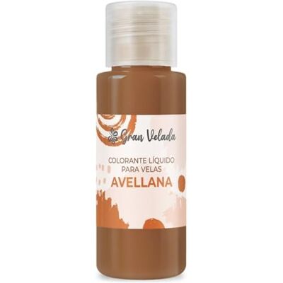 GRAN VELADA Colorant liquide pour bougies noisettes 30 ml Prêt à l'emploi Pigment de qualité Modèles polyvalents - Publicité GRAN VELADA Colorant liquide pour bougies noisettes 30 ml Prêt à l'emploi Pigment de qualité Modèles polyvalents - Publicité