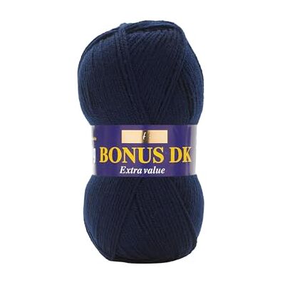 Sirdar - Hayfield Bonus DK - Bleu marine - 100g - Laine - Publicité Sirdar - Hayfield Bonus DK - Bleu marine - 100g - Laine - Publicité