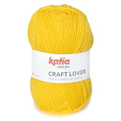 Katıa CRAFT LOVER de Katia en pelotes de 50 g et 133 mètres (23 Jaune) - Publicité Katıa CRAFT LOVER de Katia en pelotes de 50 g et 133 mètres (23 Jaune) - Publicité