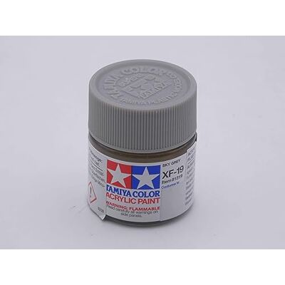 Tamiya Peinture acrylique gris ciel mat XF19 - Publicité Tamiya Peinture acrylique gris ciel mat XF19 - Publicité