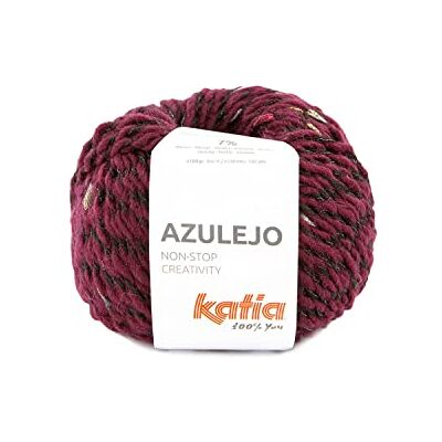 Katıa Carrelage Katia laine en pelotes de 100 grammes et 130 mètres, à tricoter avec des aiguilles du 6 7 ou au crochet du 7 8. (Bordeaux Camel Rouge (409)) - Publicité Katıa Carrelage Katia laine en pelotes de 100 grammes et 130 mètres, à tricoter avec des aiguilles du 6 7 ou au crochet du 7 8. (Bordeaux Camel Rouge (409)) - Publicité