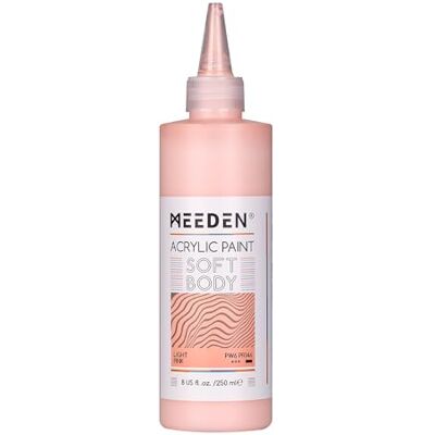 MEEDEN Peinture Acrylique Rose Pâle: 250ml/8.45oz Peinture Acrylique Pouring en Vrac dans un Flacon Compressible Peintures Liquide pour Adultes Artistes Canvas Art Painting - Publicité MEEDEN Peinture Acrylique Rose Pâle: 250ml/8.45oz Peinture Acrylique Pouring en Vrac dans un Flacon Compressible Peintures Liquide pour Adultes Artistes Canvas Art Painting - Publicité