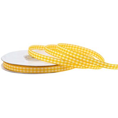 Creativery ruban a carreaux vichy jaune 5 mm de large x 20 metres de long - Publicité Creativery ruban a carreaux vichy jaune 5 mm de large x 20 metres de long - Publicité