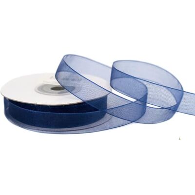 Creativery Ruban en organza de 12 mm x 25 m Bleu marine : 3/6/12/25/38 mm Transparent, résistant aux couleurs et lavable ideal pour mariage Ruban cadeau, pour emballage, décoration, loisirs créatifs - Publicité Creativery Ruban en organza de 12 mm x 25 m Bleu marine : 3/6/12/25/38 mm Transparent, résistant aux couleurs et lavable ideal pour mariage Ruban cadeau, pour emballage, décoration, loisirs créatifs - Publicité