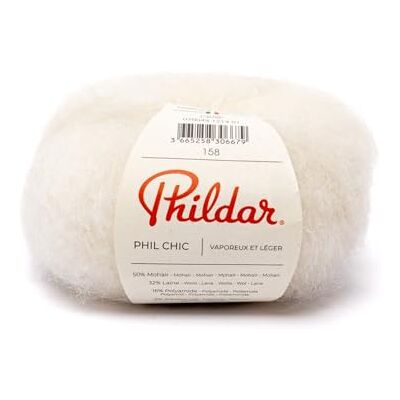 Phildar - Chic - Craie - 25 g 132 m - Yarn - Publicité Phildar - Chic - Craie - 25 g 132 m - Yarn - Publicité