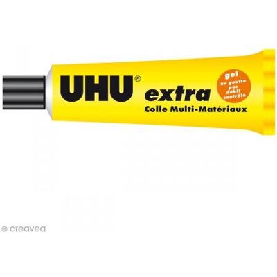 UHU Colle Tout Extra en Tube, 31 g - Publicité UHU Colle Tout Extra en Tube, 31 g - Publicité
