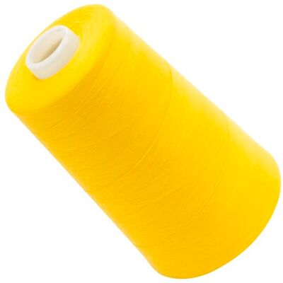 AERZETIX C72110 Bobine cône de fil à coudre 120 (40/2) 4000 m en polyester couleur jaune citron confection mercerie ficelle cordon couture vêtements maroquinerie - Publicité AERZETIX C72110 Bobine cône de fil à coudre 120 (40/2) 4000 m en polyester couleur jaune citron confection mercerie ficelle cordon couture vêtements maroquinerie - Publicité