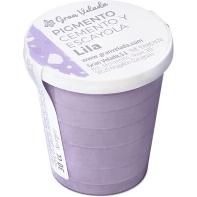 GRAN VELADA Pigment lilas pour ciment et plâtre Couleur intense et durable Idéal pour l'artisanat et la décoration de la maison Facile à utiliser et économique 30 cc - Publicité GRAN VELADA Pigment lilas pour ciment et plâtre Couleur intense et durable Idéal pour l'artisanat et la décoration de la maison Facile à utiliser et économique 30 cc - Publicité