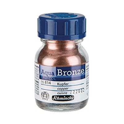 Schmincke - Tro-Col 814 - Cuivre - 20 ml - Metallic pigment - Publicité Schmincke - Tro-Col 814 - Cuivre - 20 ml - Metallic pigment - Publicité