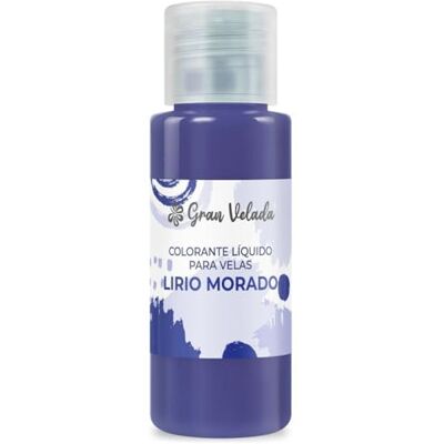 GRAN VELADA Colorant liquide pour bougies Lys violet 30 ml Prêt à l'emploi Pigment de qualité Modèles polyvalents - Publicité GRAN VELADA Colorant liquide pour bougies Lys violet 30 ml Prêt à l'emploi Pigment de qualité Modèles polyvalents - Publicité