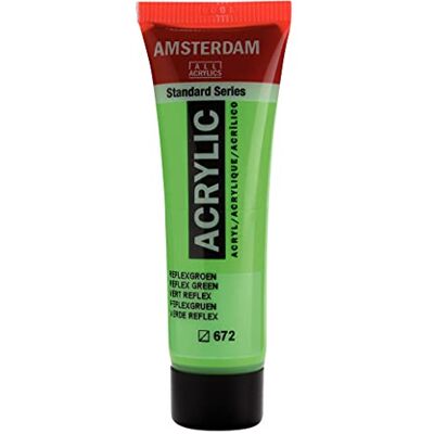 ROYAL TALENS - Amsterdam - 20 ml - Verde reflex - Acrylique - Publicité ROYAL TALENS - Amsterdam - 20 ml - Verde reflex - Acrylique - Publicité