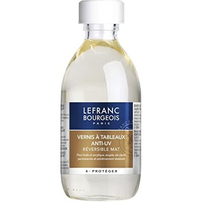 Lefranc Bourgeois Vibert 250ml Vernis - Peinture - Publicité Lefranc Bourgeois Vibert 250ml Vernis - Peinture - Publicité