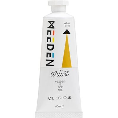MEEDEN Peinture Huile Jaune Ocre: Tube de Qualité Artiste de 60 ml/2 oz, Peinture à l'Huile Professionnelle pour la Peinture sur Toile - Publicité MEEDEN Peinture Huile Jaune Ocre: Tube de Qualité Artiste de 60 ml/2 oz, Peinture à l'Huile Professionnelle pour la Peinture sur Toile - Publicité