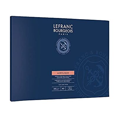 Lefranc Bourgeois Bloc Papier Acrylique 300g A3 15 feuilles - Publicité Lefranc Bourgeois Bloc Papier Acrylique 300g A3 15 feuilles - Publicité