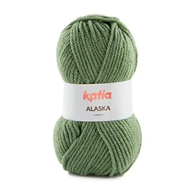 Katıa Alaska acrylique de Katia pelotes de 100 grammes et 115 mètres Pour tricoter avec des aiguilles de 6 6,5 ou crochet de 5 5,5 Couleur Vert Bâton (67) - Publicité Katıa Alaska acrylique de Katia pelotes de 100 grammes et 115 mètres Pour tricoter avec des aiguilles de 6 6,5 ou crochet de 5 5,5 Couleur Vert Bâton (67) - Publicité