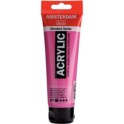 Royal Talens - Amsterdam Standard Acrylic Paint 120Ml - Permanent Red Violet Light - 120 ml - Peinture acrylique - Publicité Royal Talens - Amsterdam Standard Acrylic Paint 120Ml - Permanent Red Violet Light - 120 ml - Peinture acrylique - Publicité